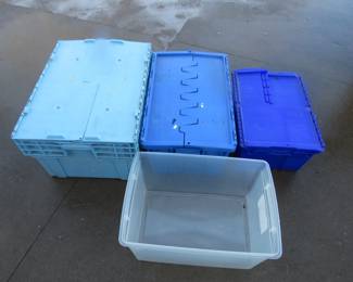 Lot 343. Four totes