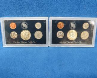 Lot 449. 1968 and 1969 US coin sets