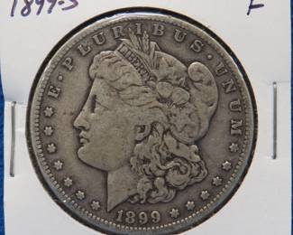 Lot 427. 1899 S Morgan silver dollar