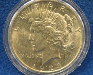 Lot 170. 1923 P Peace Silver Dollar