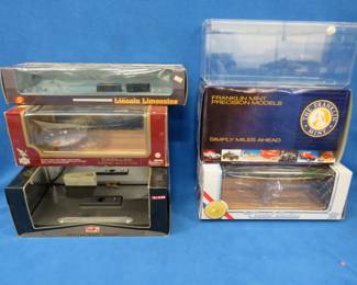Lot 70. Six empty die-cast car boxes