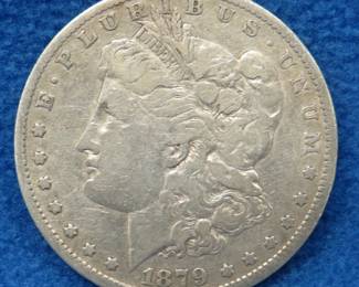 Lot 13. 1879 O Morgan silver dollar