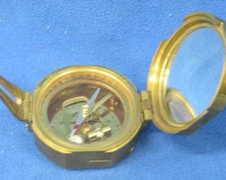 Lot 310. Brass surveyor's compass