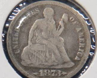 Lot 226. 1873 Seated Liberty Dime