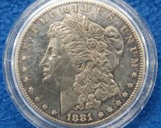 Lot 180. 1881 S Morgan Silver Dollar