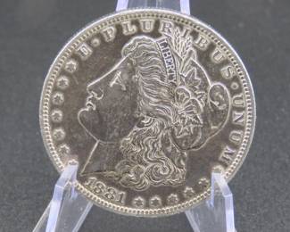 Lot 204. 1881 O Morgan Silver Dollar
