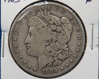 Lot 428. 1903 S Morgan silver dollar