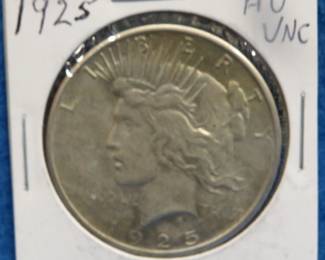 Lot 140. 1925 Peace Silver Dollar