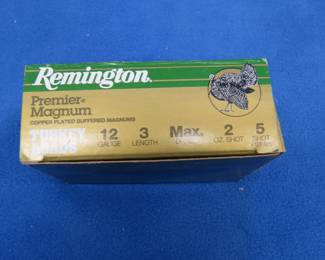 Lot 366. Remington 12 gauge 3" Turkey rounds. Full box of 10.