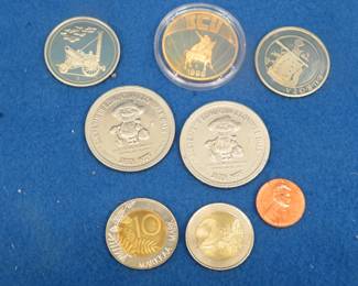 Lot 38. Euros and European medallions