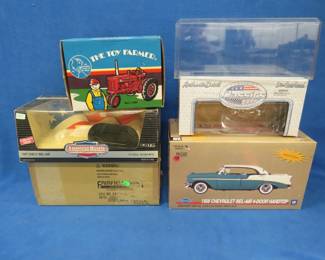 Lot 71. Six empty die-cast car boxes