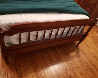 FULL SIZE MID CENTURY BED FOOTBOARD