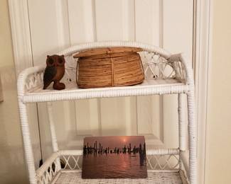 WICKER SHELF