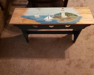 PAINTED BENCH