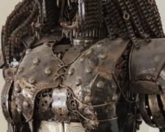 LIFE SIZE BEAST OF A PREDATOR SCULPTURE MADE FROM RECYCLED METAL GADGETS!                                                               HIGHEST & BEST BY SATURDAY, 3/8 @ 4:00!