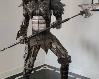 LIFE SIZE BEAST OF A PREDATOR SCULPTURE MADE FROM RECYCLED METAL GADGETS!                                                               HIGHEST & BEST BY SATURDAY, 3/8 @ 4:00!