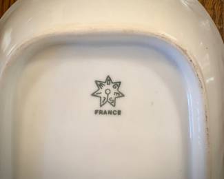 Limoges France tray and small plates
