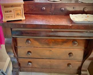 Antique mahogany dresser