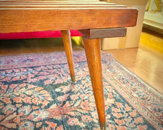 MCM George Nelson-style slatted bench/coffee table