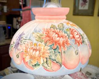 Vintage hand-painted lamp