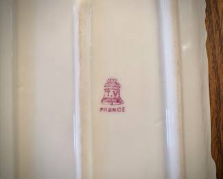 Limoges France tray and small plates