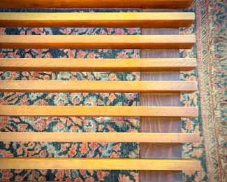 MCM George Nelson-style slatted bench/coffee table