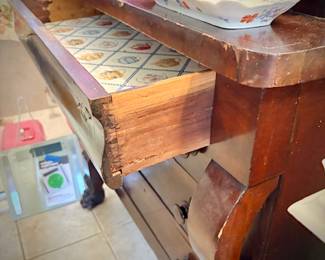 Antique mahogany dresser