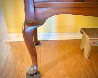 Antique china cabinet with glass front and sides