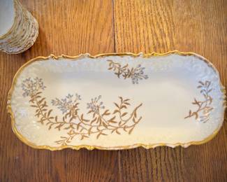 Limoges France tray and small plates 