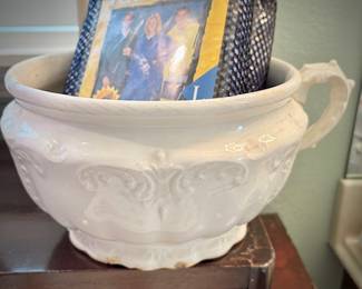 Antique bedside commode