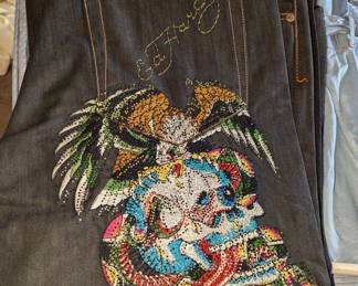 Vintage Ed Hardy Mens Jeans
