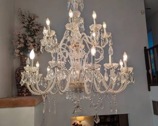 Large antique french chandelier