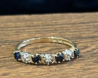 10K Sapphire Ring