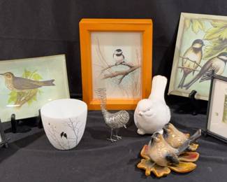 Original Bird Art and Decor
