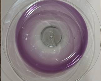 Hand Blown Glass Bowl