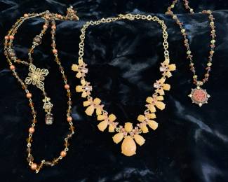 Crystal Statement Necklaces And Earrings