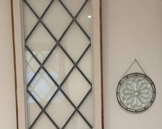 Diamond Glass Wood Window Stained Glass
