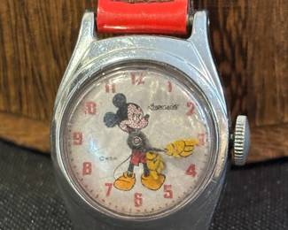 Vintage Ingersoll Mickey Mouse Watch Face