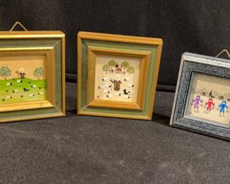 Miniature Acrylic Paintings By Birgit Moenig