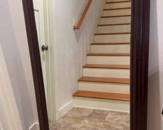 Standing Wooden Mirror