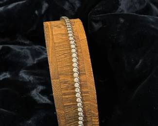 Sterling Cubic Zirconia Tennis Bracelet