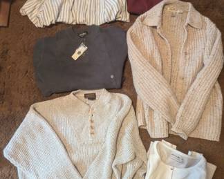 Lots of Eddie Bauer, old and new, some with tags
