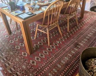 Rugs and a Danish Skovby dining set