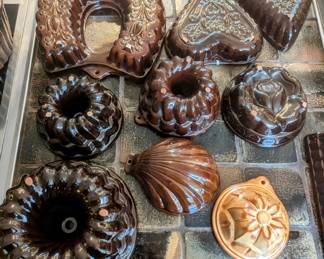 German decorative baking molds 