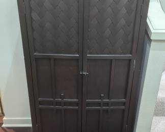 Japanese Rattan Cabinet