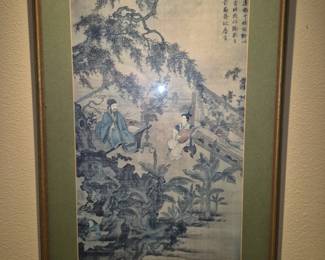 Antique Asian wall art