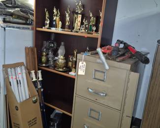 Lots of sports trophy's