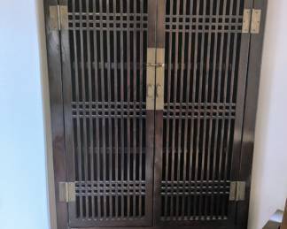 Vintage Japanese corner Cabinet