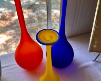 MCM Carlo Moretti Bulbous Vases