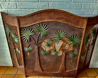 Metal Fireplace Screen